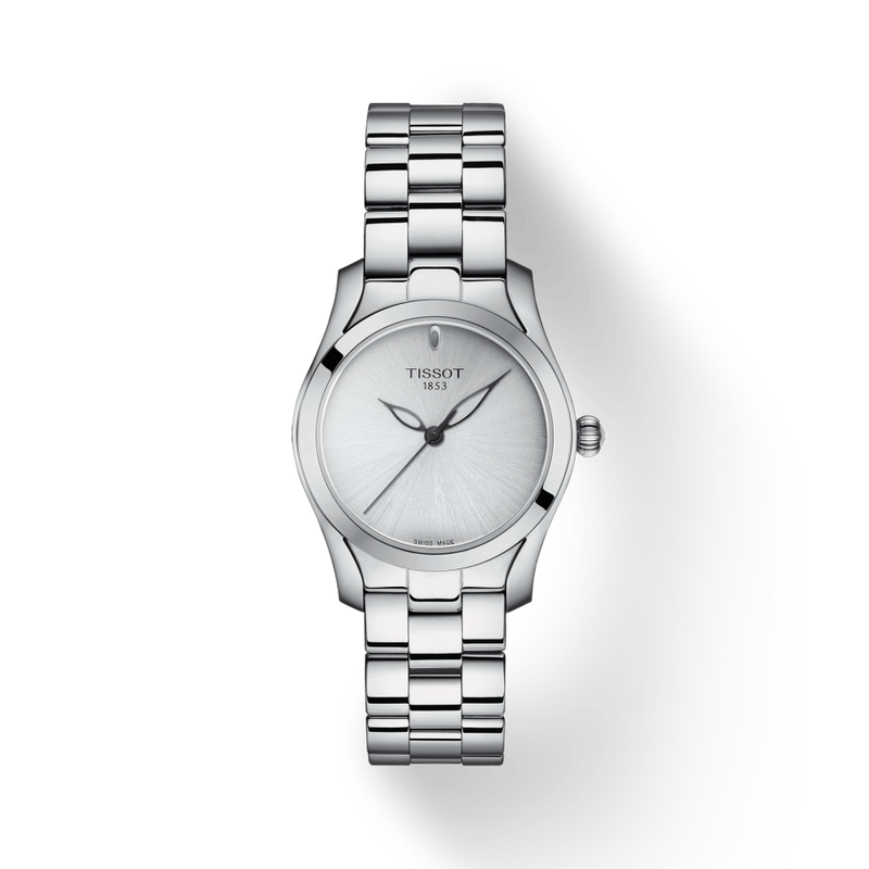 Tissot T Wave Silver Dial Silver Steel Strap Watch For Women - T112.210.11.031.00 Buy Now By Tissot