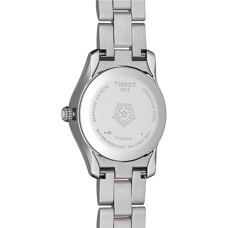 Tissot T Wave Lady White Mother of Pearl Dial Two Tone Steel Strap Watch For Women - T112. 210. 22. 113. 00 Buy Now By Tissot