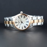 Tissot T Wave Quartz Mother of Pearl Dial Two Tone Steel Strap Watch for Women - T112.210.22.113.00 Buy Now By Tissot