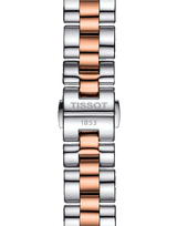 Tissot T Wave Mother of Pearl Dial Two Tone Steel Strap Watch For Women - T112.210.22.113.01 Buy Now By Tissot