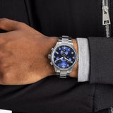 Tissot T Sport Chrono XL Classic Blue Dial Silver Steel Strap Watch For Men - T116.617.11.047.01 Buy Now By Tissot