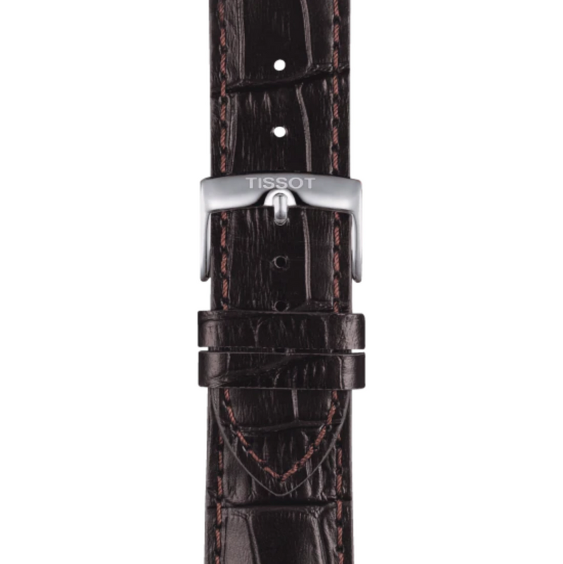 Tissot Chrono XL Silver Dial Brown Leather Strap Watch For Men - T116.617.16.037.00 Buy Now By Tissot