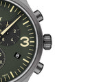 Tissot T Sport Chrono XL Green Dial Brown Leather Strap Watch For Men - T116.617.36.097.00 Buy Now By Tissot