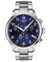 Tissot T Sport Chrono XL Classic Blue Dial Silver Steel Strap Watch For Men - T116.617.11.047.01 Buy Now By Tissot