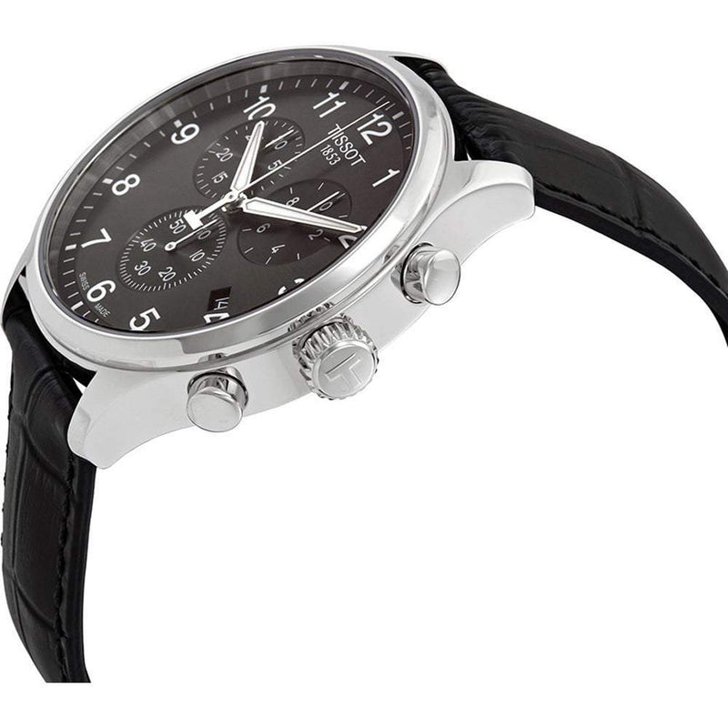 Tissot Chrono XL Classic Black Dial Black Leather Strap Watch For Men - T116.617.16.057.00 Buy Now By Tissot
