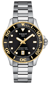 Tissot Seastar 1000 Black Dial Silver Steel Strap Watch For Men - T120.210.127.051.00 Buy Now By Tissot