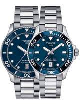 Tissot Seastar 1000 Blue Dial Silver Steel Strap Watch For Men - T120.410.11.041.00