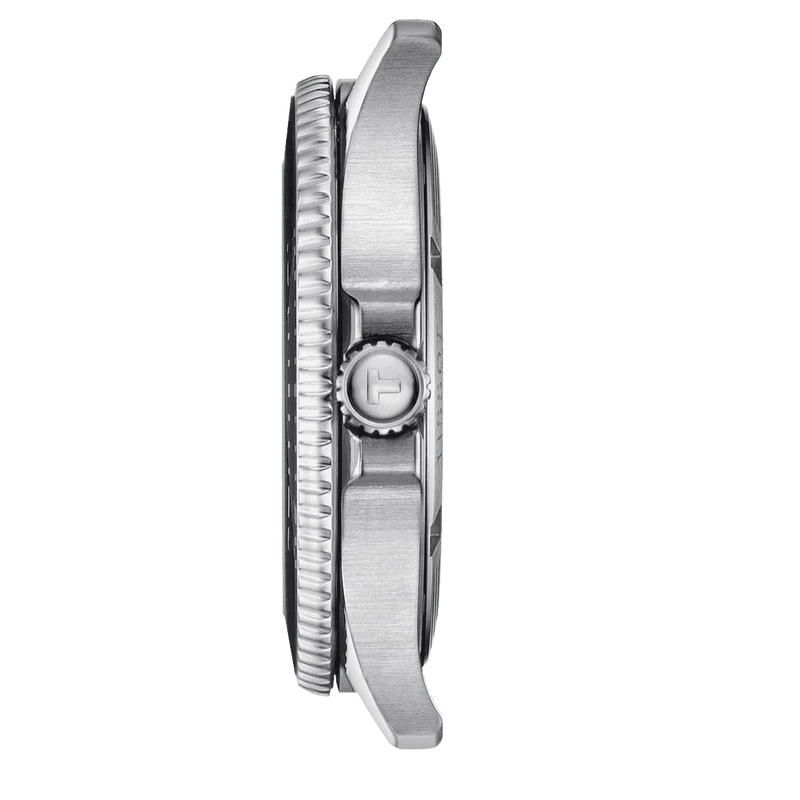 Tissot Seastar 1000 Black Dial Silver Steel Strap Watch For Men - T120.410.11.051.00 Buy Now By Tissot