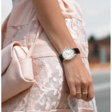 Tissot Carson Premium Lady Silver Dial Black Leather Strap Watch For Women - T122.210.16.033.00