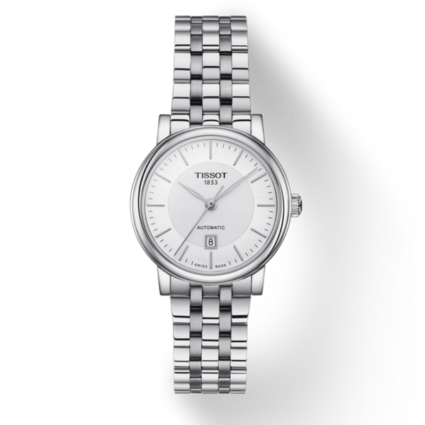 Tissot T Classic Carson Premium Silver Dial Silver Steel Strap Watch for Women - T122.207.11.031.00 Buy Now By Tissot