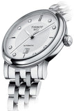 Tissot Carson Premium Automatic Lady Diamonds Silver Dial Silver Steel Strap Watch for Women - T122.207.11.036.00