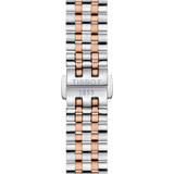 Tissot T Classic Carson Premium Diamonds White Dial Two Tone Steel Strap Watch for Women - T122.207.22.036.00 Buy Now By Tissot