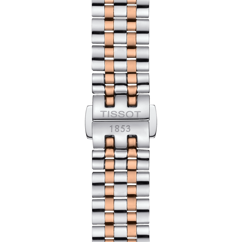 Tissot T Classic Carson Premium Diamonds White Dial Two Tone Steel Strap Watch for Women - T122.207.22.036.00 Buy Now By Tissot