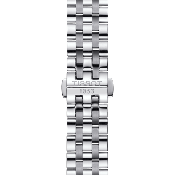 Tissot T Classic Carson Premium Powermatic 80 Black Dial Silver Steel Strap Watch For Men - T122.407.11.051.00 Buy Now By Tissot