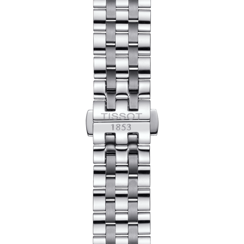 Tissot T Classic Carson Premium Powermatic 80 White Dial Silver Steel Strap Watch For Men - T122.407.11.031.00 Buy Now By Tissot