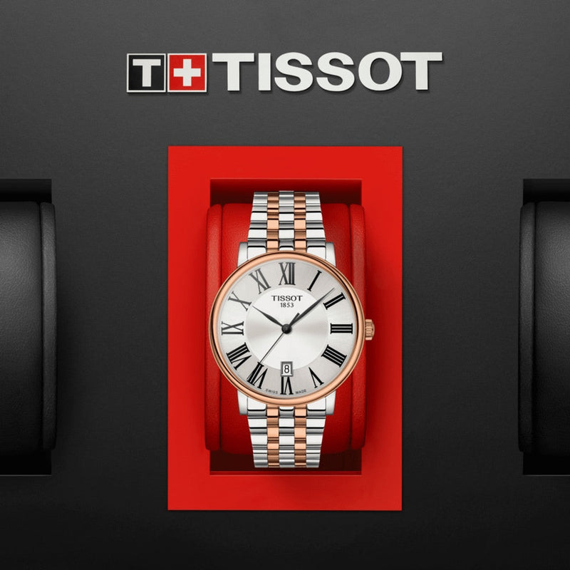Tissot Carson Premium White Dial Two Tone Steel Strap Watch For Men - T122.410.22.033.00 Buy Now By Tissot