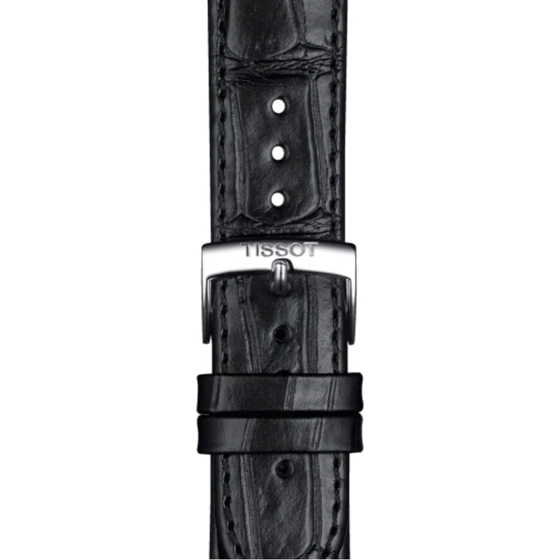 Tissot Carson Premium Chronograph Black Dial Black Leather Strap Watch For Men - T122.417.16.051.00 Buy Now By Tissot
