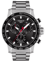 Tissot Supersport Chrono Black Dial Silver Steel Strap Watch For Men - T125.617.11.051.00 Buy Now By Tissot