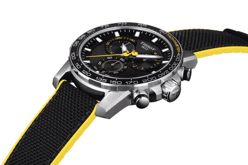 Tissot Supersport Chrono Black Dial Black Nylon Strap Watch for Men - T125.617.17.051.02 Buy Now By Tissot