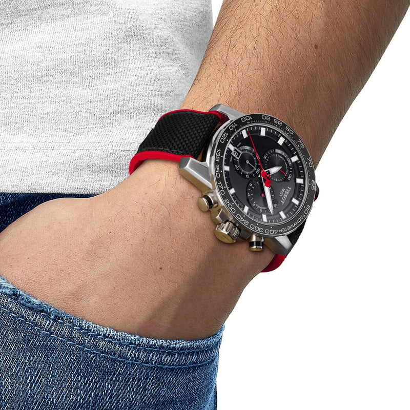 Tissot Supersport Vuelta Special Edition Chrono Black Dial Black Nylon Strap Watch for Men - T125.617.17.051.01 Buy Now By Tissot