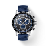 Tissot Supersport Chrono Black Dial Blue Nylon Strap Watch for Men - T125.617.17.051.03 Buy Now By Tissot