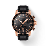 Tissot Supersport Chrono Black Dial Black Leather Strap Watch for Men - T125.617.36.051.00 Buy Now By Tissot