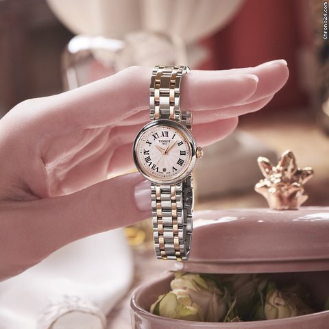 Tissot Bellissima Small Lady White Dial Two Tone Steel Strap Watch For Women - T126.010.22.013.01 Buy Now By Tissot