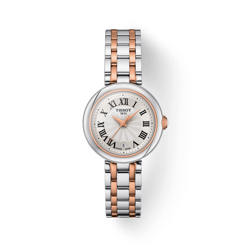 Tissot Bellissima Lady Small Mother of Pearl Dial Two Tone Steel Strap Watch For Women - T126.010.22.013.01 Buy Now By Tissot
