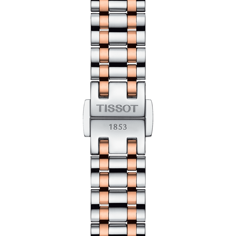 Tissot Bellissima Lady Small Mother of Pearl Dial Two Tone Steel Strap Watch For Women - T126.010.22.013.01