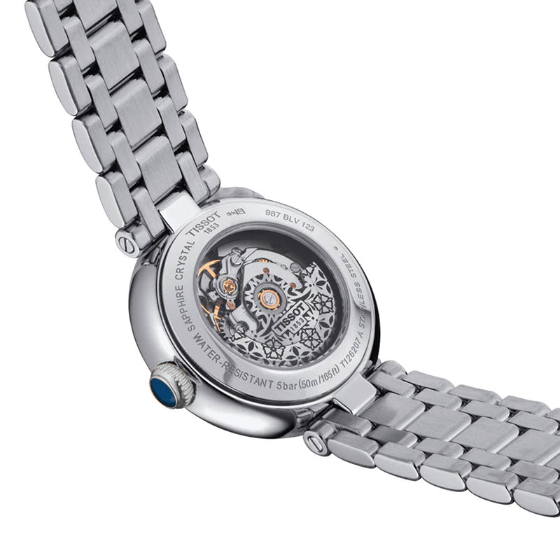 Tissot Bellissima Automatic Silver Dial Silver Steel Strap Watch For Women - T126.207.11.013.00 Buy Now By Tissot