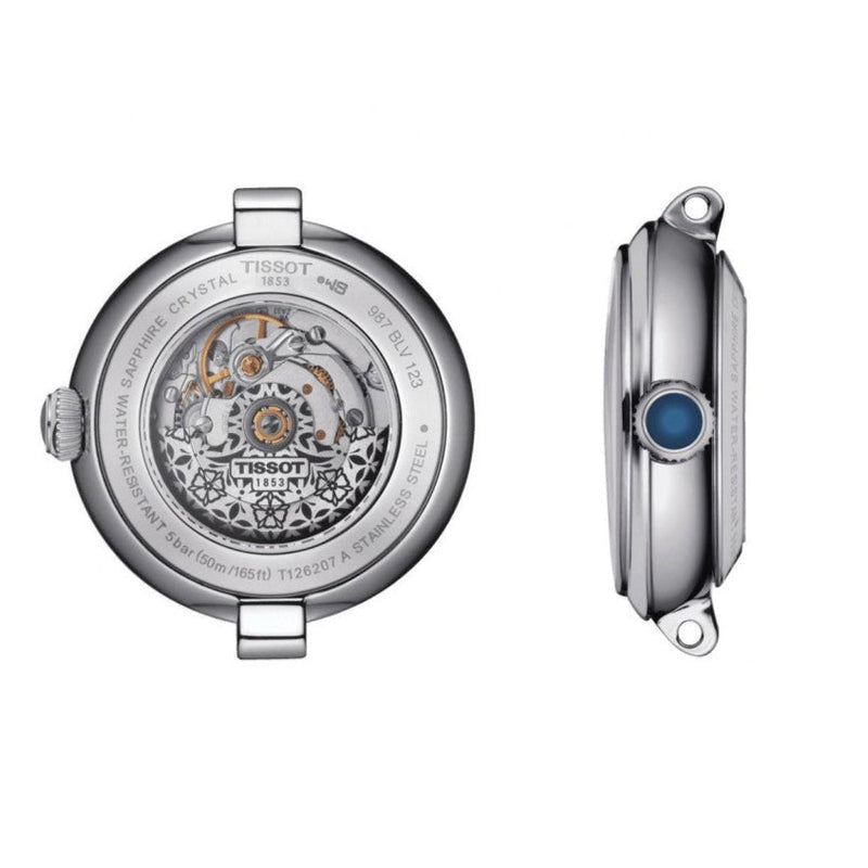 Tissot Bellissima Automatic Silver Dial Silver Steel Strap Watch For Women - T126.207.11.013.00 Buy Now By Tissot