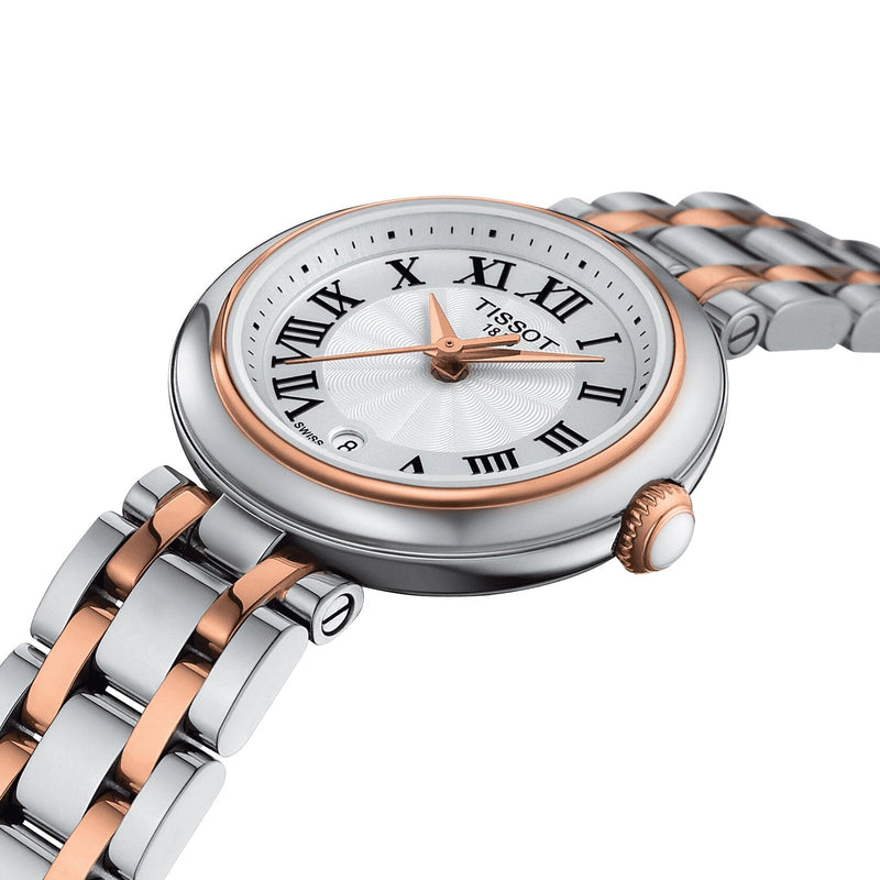 Tissot Bellissima Lady Small Mother of Pearl Dial Two Tone Steel Strap Watch For Women - T126.010.22.013.01 Buy Now By Tissot