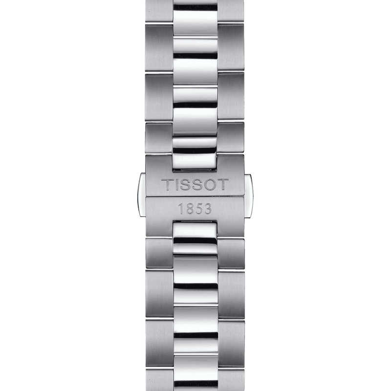 Tissot Gentleman Powermatic 80 Silicium Ice Blue Silver Steel Strap Watch For Men - T127.407.11.351.00 Buy Now By Tissot