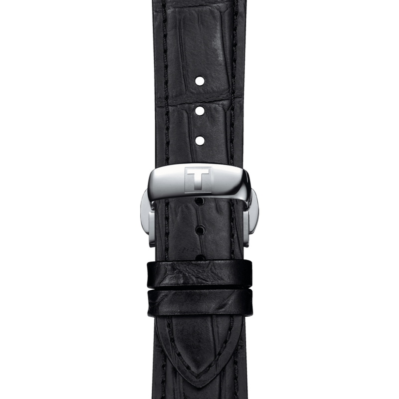 Tissot Gentlemen Blue Dial Black Leather Strap Watch for Men - T127.410.16.041.01 Buy Now By Tissot