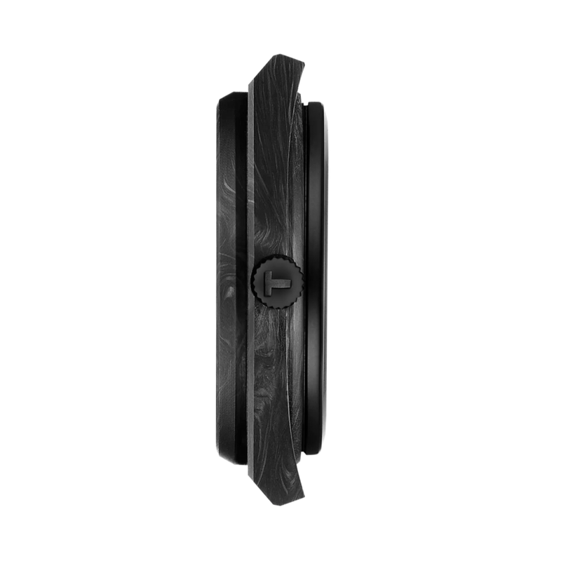 Shop Tissot PRX Powermatic 80 Carbon Black Dial Black Rubber Strap Watch for Men - T137.907.97.201.00 in USA