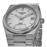 Tissot PRX Powermatic 80 White Dial Silver Steel Strap Watch for Men - T137.207.11.111.00