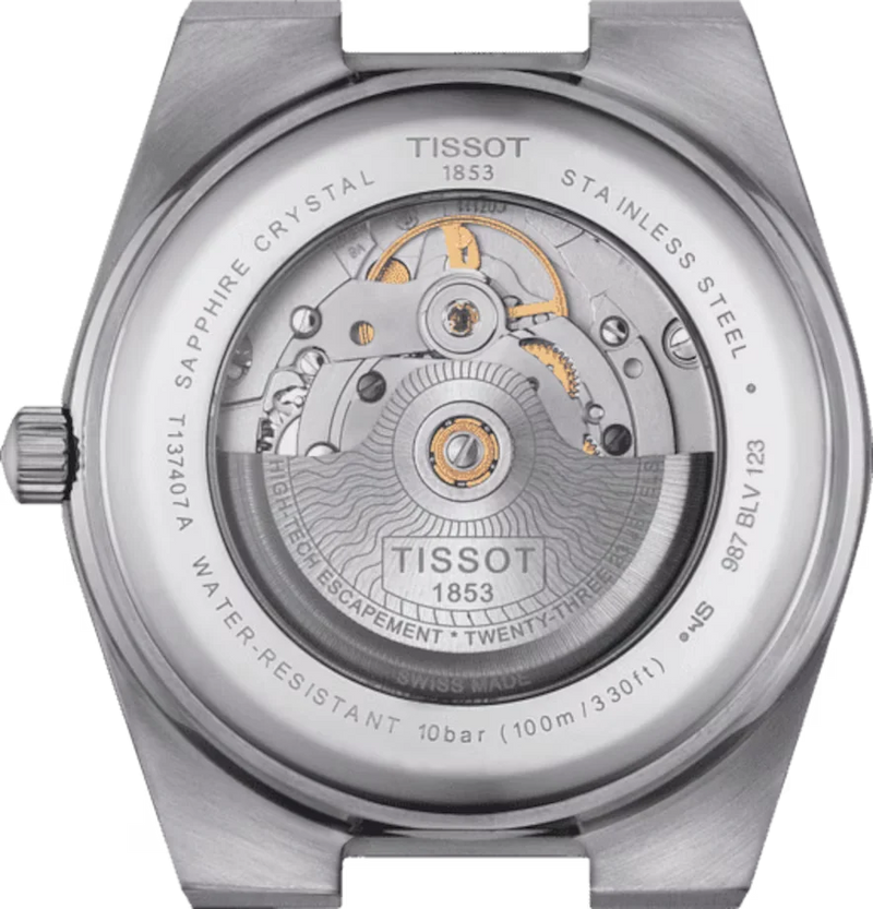 Tissot PRX Powermatic 80 Black Dial Black Rubber Strap Watch for Men - T137.407.17.051.00 Buy Now By Tissot