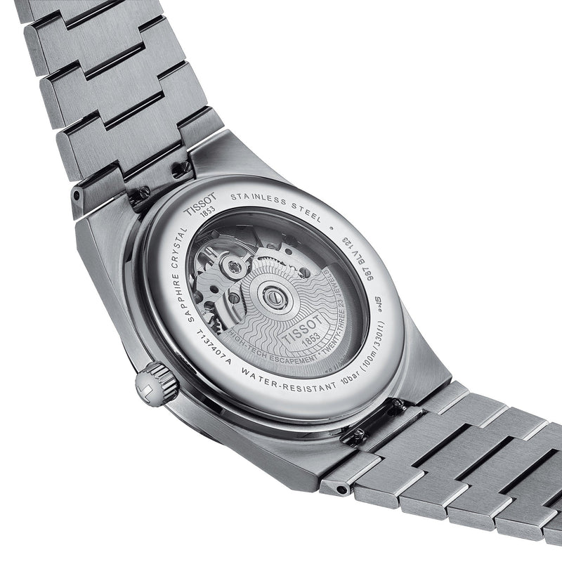 Tissot PRX Powermatic 80 Ice Blue Dial Silver Steel Strap Watch for Men - T137.207.11.351.00 Buy Now By Tissot