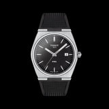 Tissot PRX Black Dial Black Rubber Strap Watch For Men - T137.410.17.051.00 Buy Now By Tissot