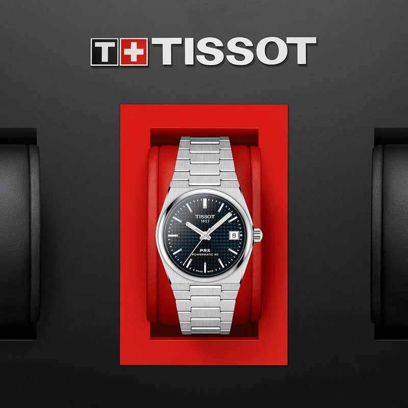 Tissot PRX Powermatic 80 Blue Dial Silver Steel Strap Watch for Men - T137.207.11.041.00 Buy Now By Tissot
