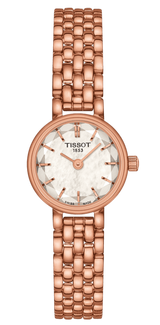 Tissot Lovely Mother of Pearl Dial Rose Gold Steel Strap Watch for Women - T140.009.33.111.00 Buy Now By Tissot