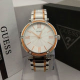 Guess Park Ave Silver Dial Two Tone Steel Strap Watch for Women - W0636L1 Buy Now By Guess