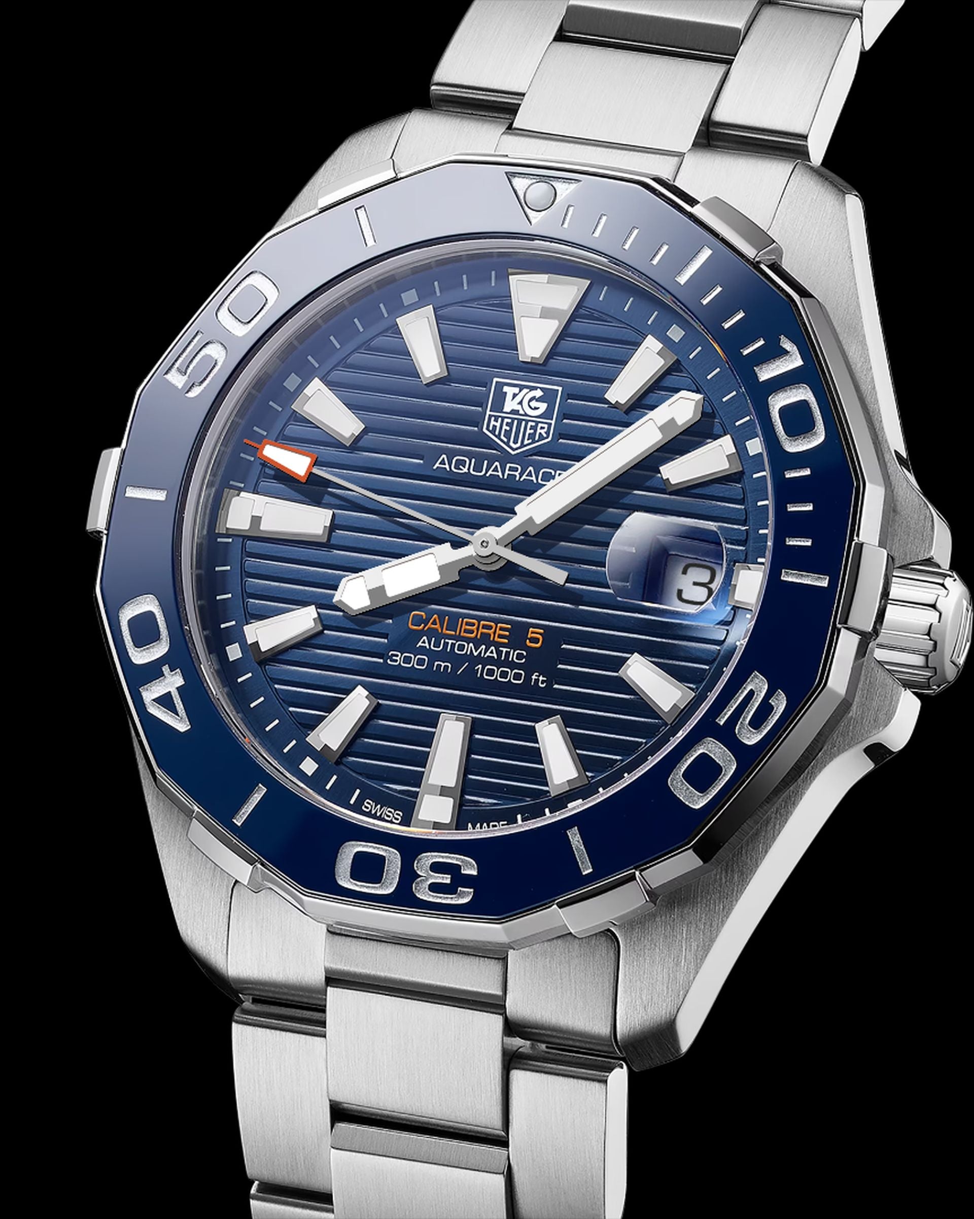 Tag Heuer Aquaracer Blue Dial Watch for Men - WAY211C.BA0928