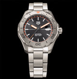 Tag Heuer Aquaracer Bamford Automatic Black Dial Grey Steel Strap Watch for Men - WAY208F.BF0638 Buy Now By Tag Heuer