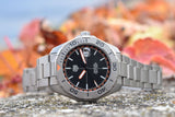 Tag Heuer Aquaracer Calibre 5 Bamford Limited Edition Black Dial Grey Steel Strap Watch for Men - WAY208C.FC6383 Buy Now By Tag Heuer