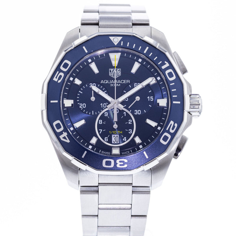 Shop Tag Heuer Aquaracer Blue Dial Watch for Men - CAY111B.BA0927 in USA