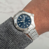 Tag Heuer Aquaracer Blue Dial Silver Steel Strap Watch for Women - WBD131D.BA0748 Buy Now By Tag Heuer