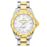 Shop Tag Heuer Aquaracer White Mother of Pearl Dial Watch for Women - WBD1322.BB0320 in USA