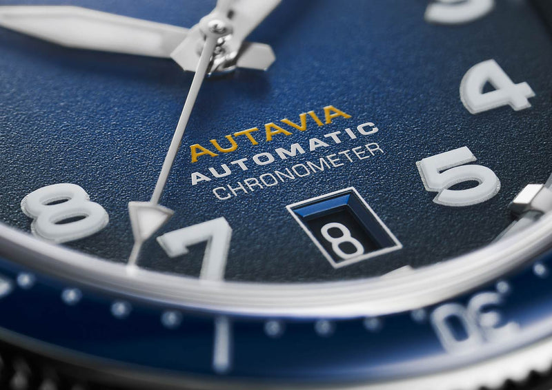 Tag Heuer Autavia Calibre 5 Automatic Blue Dial Brown Leather Strap Watch for Men - WBE5116.FC8266 Buy Now By Tag Heuer