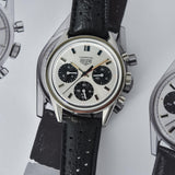 Tag Heuer Carrera Chronograph 60th Anniversary Silver Dial Black Leather Strap Watch for Men - CBK221H.FC8317 Buy Now By Tag Heuer